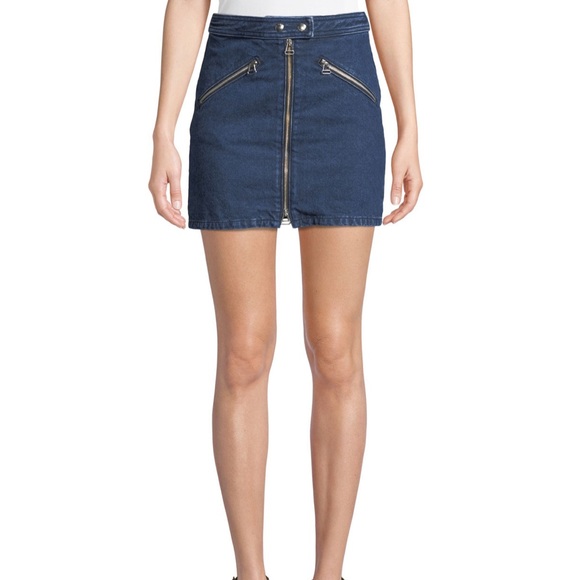 Rag & Bone Denim Mini Skirt NWT Size 27 - Picture 2 of 11